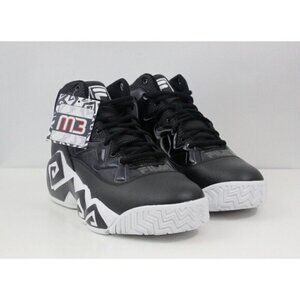 Fila Men Shoes Mashburn Night Walk MB Basketball Logo 1BM01747 013 Black Sz 10.5